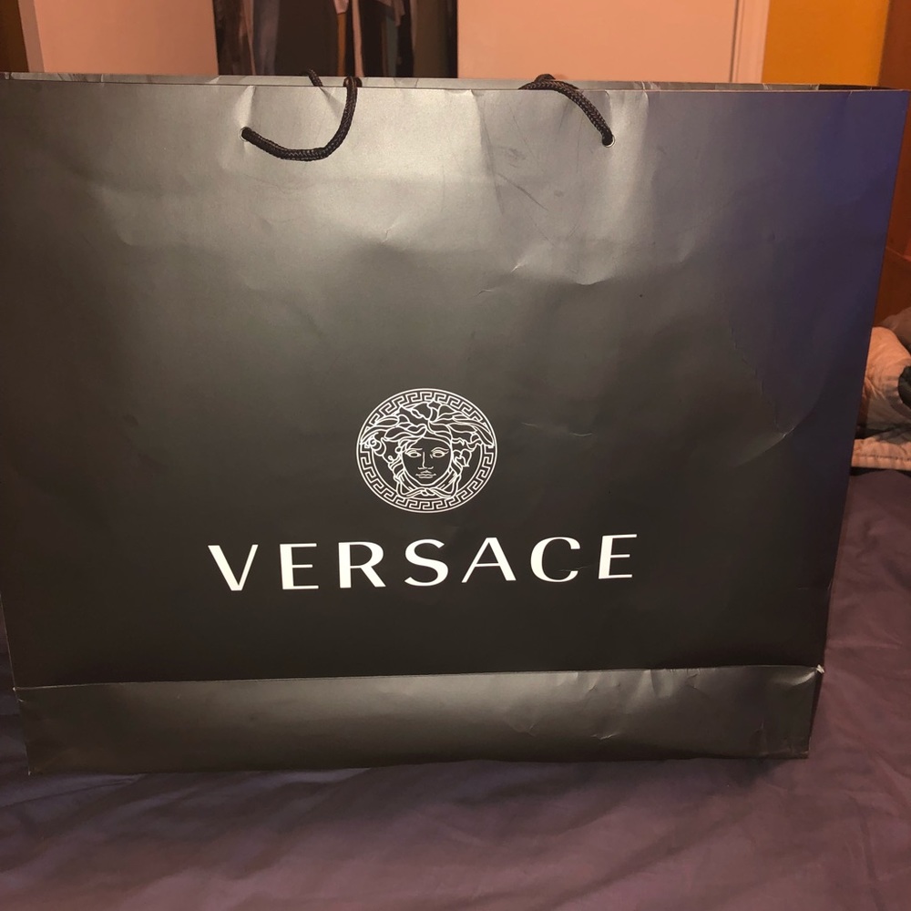 Versace shopping bag and box